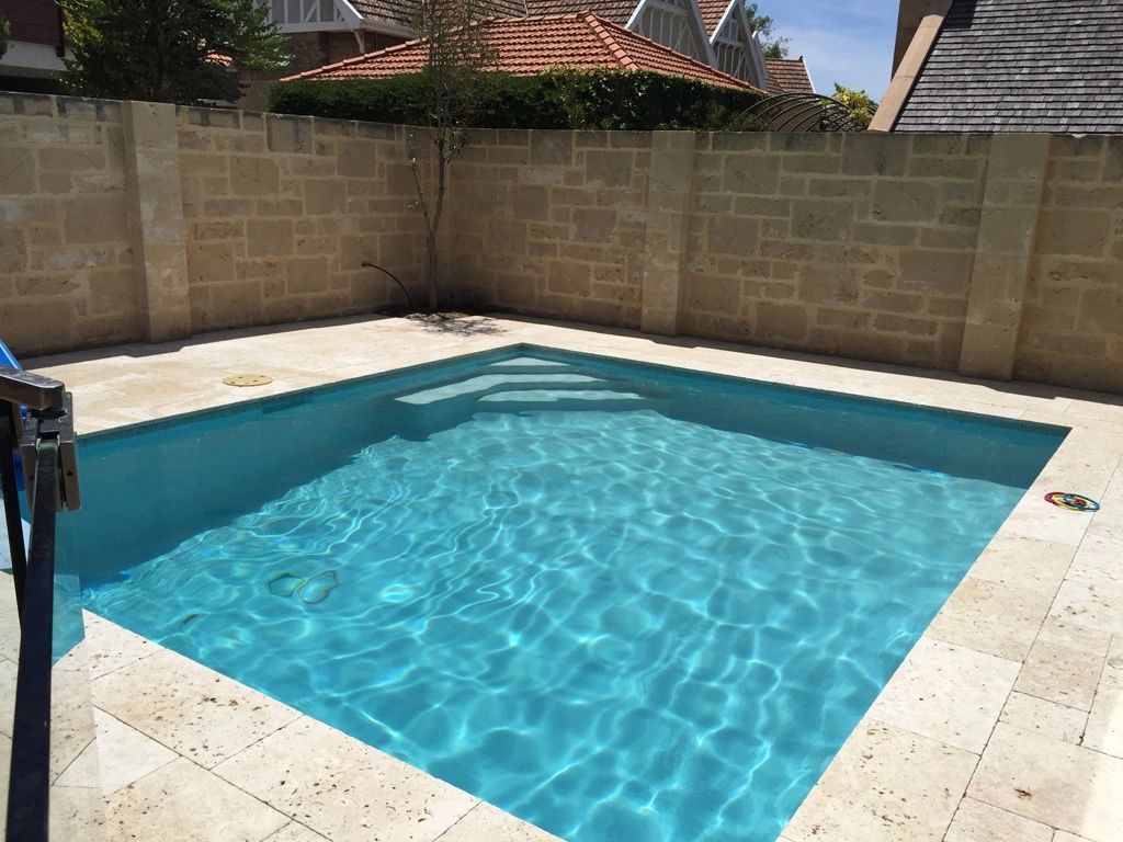 Custom concrete pool